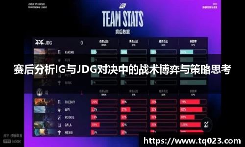 赛后分析IG与JDG对决中的战术博弈与策略思考